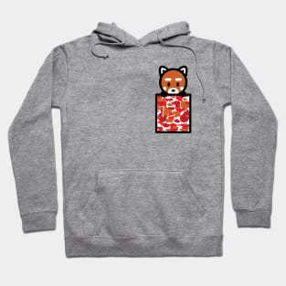 Red Panda Pocket Bambu Brand Cute Kawaii Anime Manga Animal Hoodie